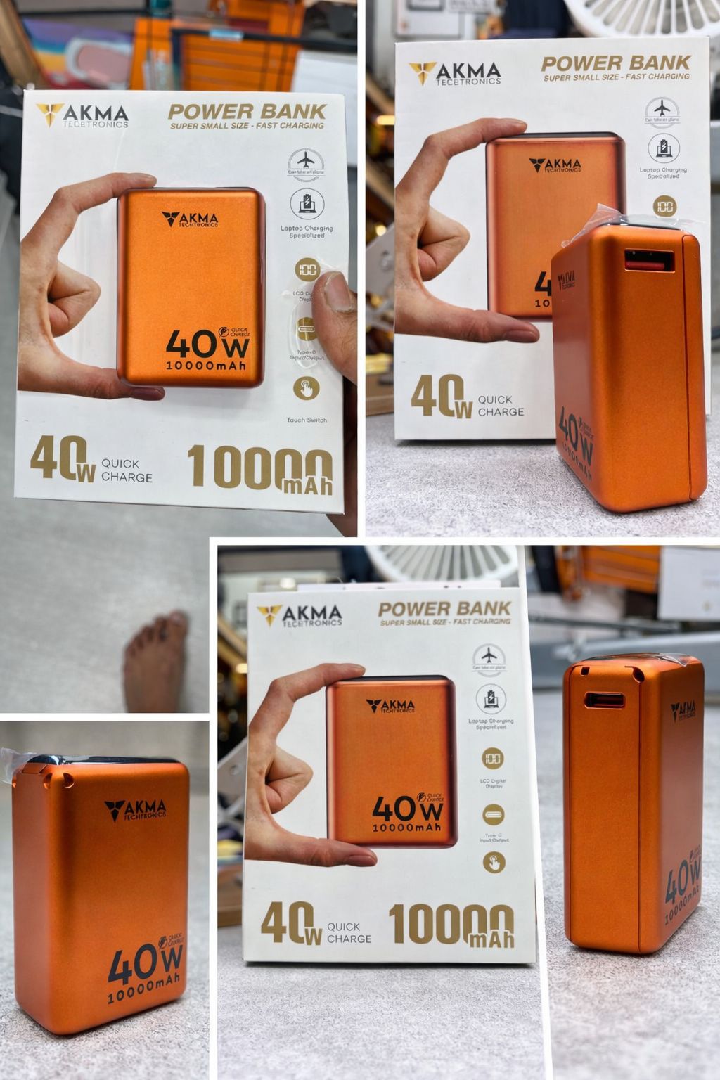 40W - 10000 mAh PowerBank
