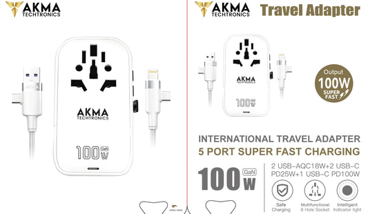 100W TRAVEL CHARGER
