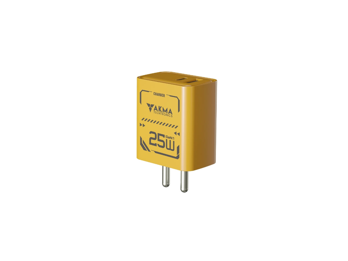 25W GAN DUAL PORT FAST CHARGER