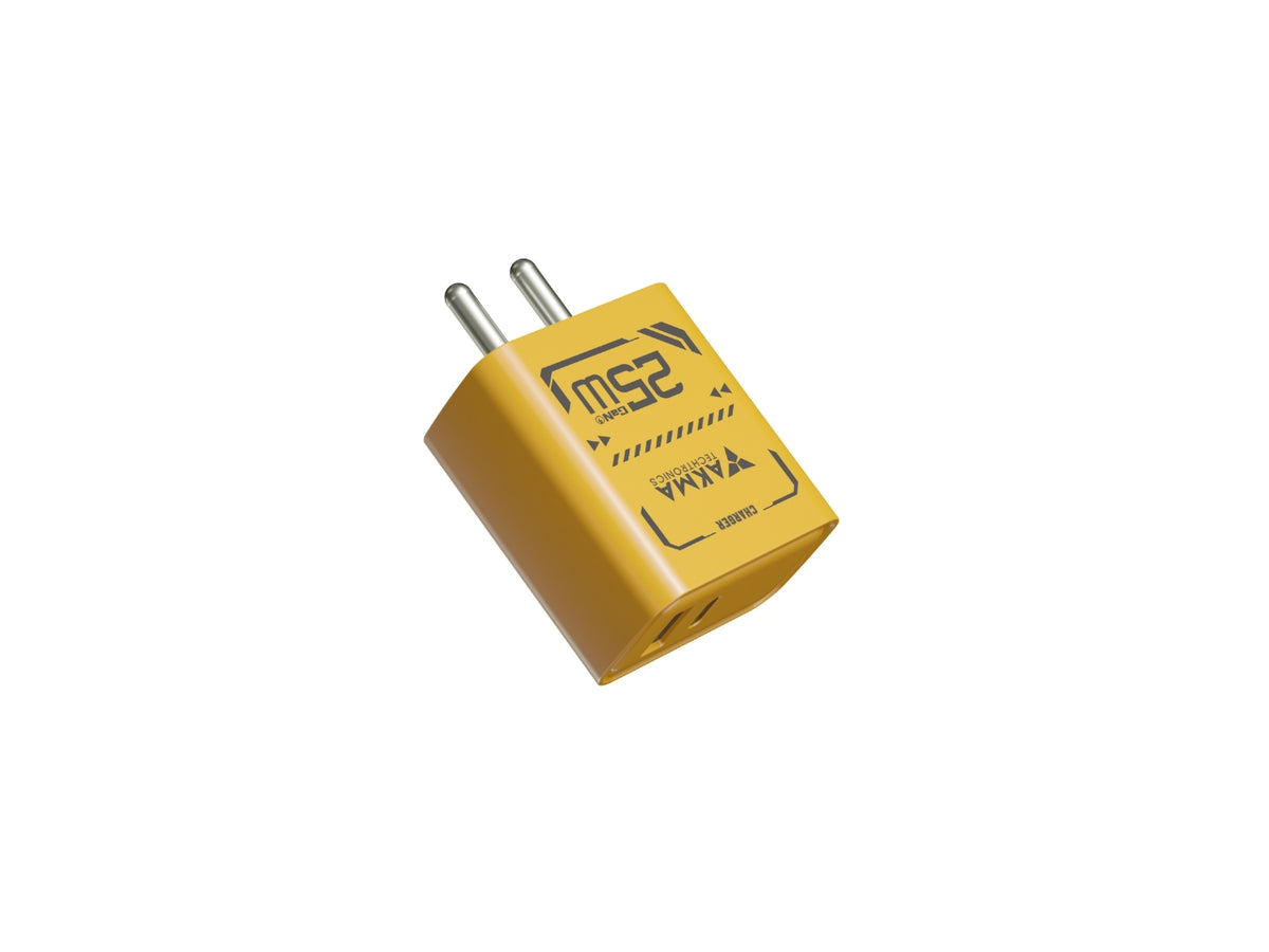 25W GAN DUAL PORT FAST CHARGER