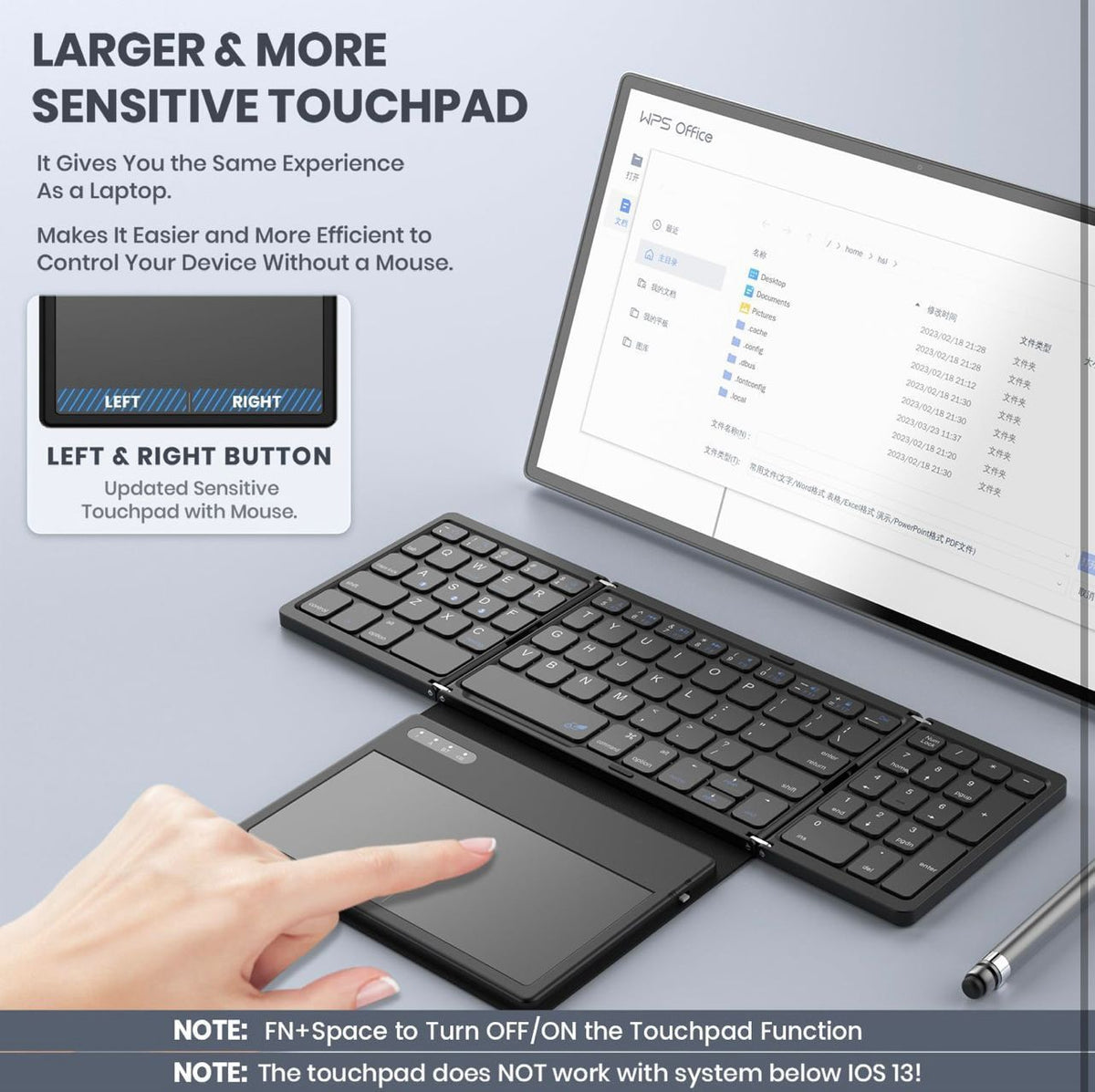 AKMA ULTRA - 3 FOLD BT Keyboard