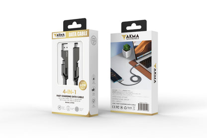 4 IN 1 ZINC ALLOY CABLE - 1.7M