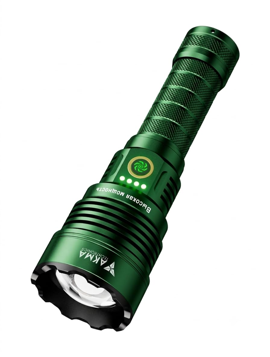 AKMA TECHTRONICS Tactical LED Flashlight 2600Lumens