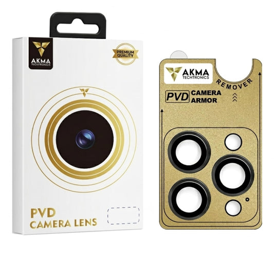 AKMA PVD Camera Lens Protector for iPhone – 9H Hardness Aviation Aluminum Armor Glass, HD Clarity, Case Friendly, Anti-Scratch & Easy Auto-Alignment Installation Kit (Black, iPhone 17) - Silver
