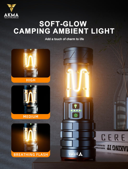 1200 Lumens - CAMPING ZOOM TORCH