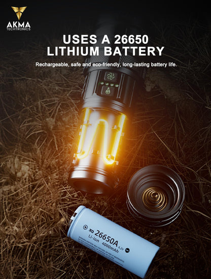 1200 Lumens - CAMPING ZOOM TORCH