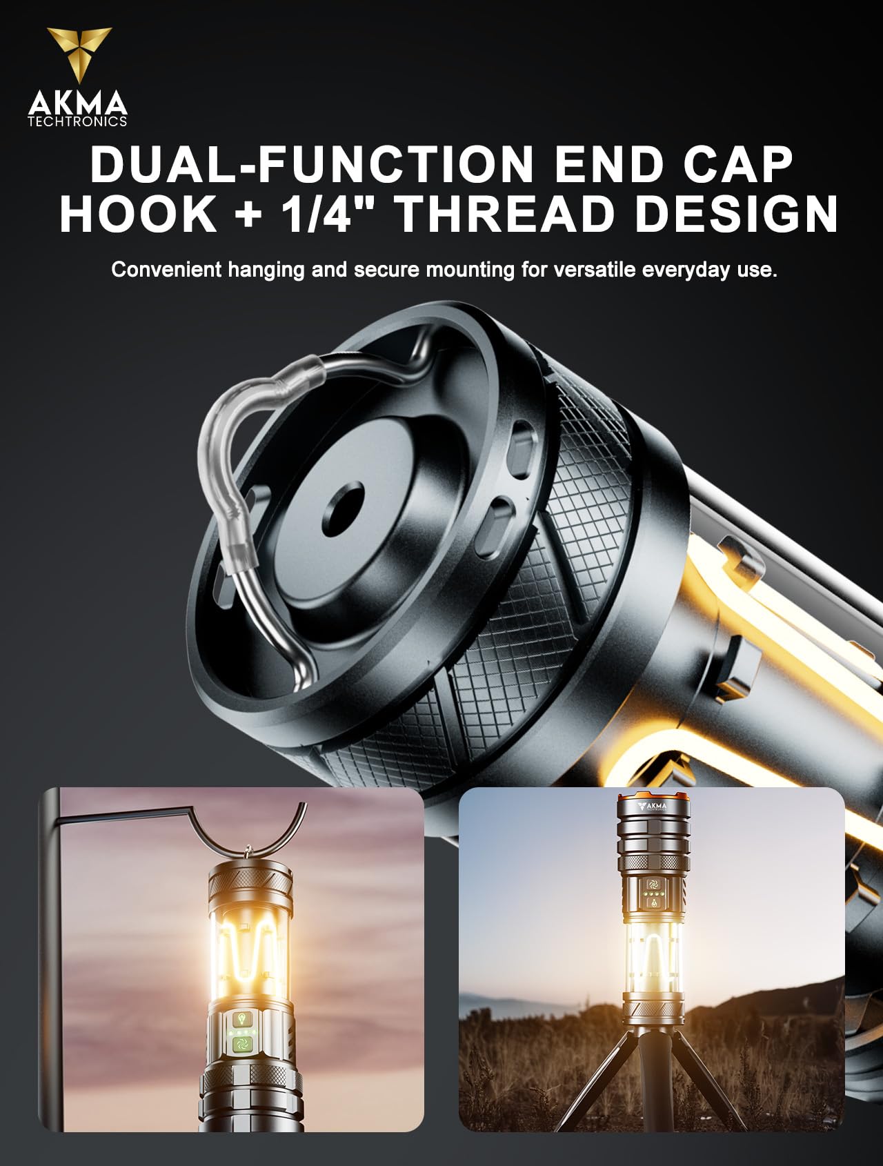 1200 Lumens - CAMPING ZOOM TORCH