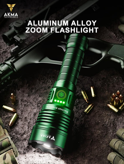 AKMA TECHTRONICS Tactical LED Flashlight 2600Lumens