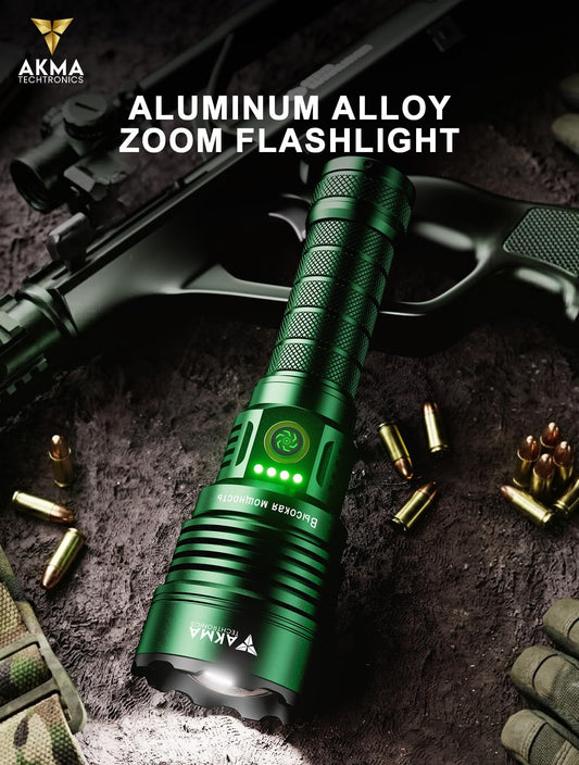 AKMA TECHTRONICS Tactical LED Flashlight 2600Lumens