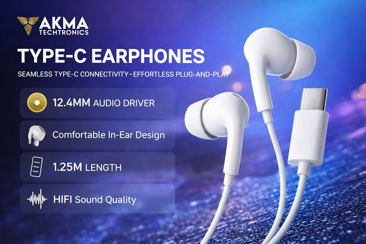 AKMA TYPE C Wired EARPHONES