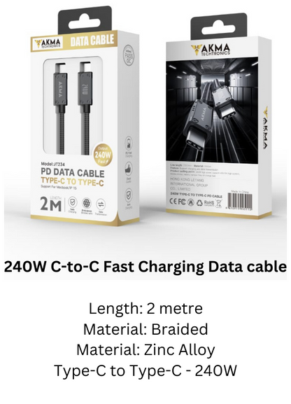 240W Type C to Type C CABLE - 2M