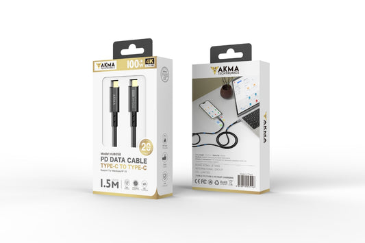100W Type C to Type C 20GBPS CABLE - 1.5M