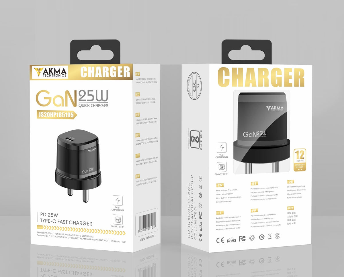 25W GAN SUPER-FAST MINI CHARGER