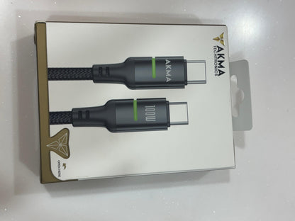 100W C-C CABLE - 1.2M WITH LED Indicator