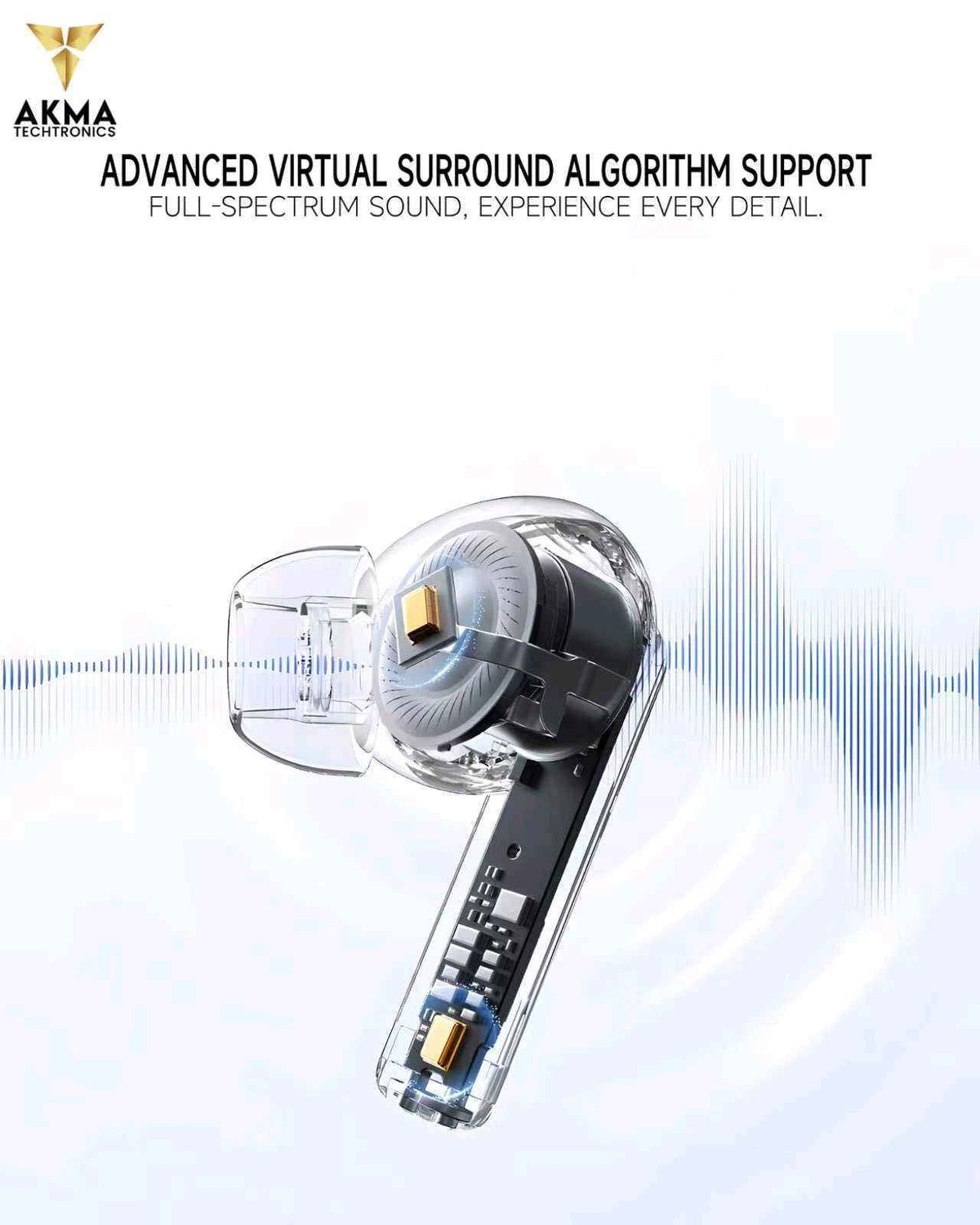 AKMA TWS Wireless Bluetooth Earphones